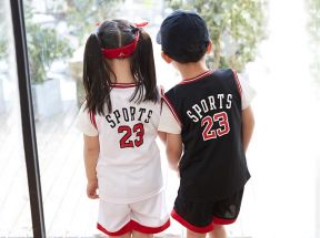 儿童篮球服套装男童女童宝宝蓝球衣定制小学生背心男孩女孩幼儿园_BABEGINS童装_运动/瑜伽/健身/球迷用品