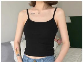 白色吊带背心女修身小内搭夏季打底衫抹胸外穿ins网红美背上衣潮_Mabel 芊语轩_女装/女士精品