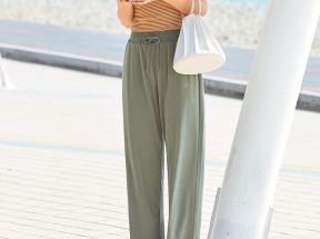 2022春夏季新款休闲裤长裤女裤子宽松显瘦束口裤慵懒风防晒 透气_万拉小姐生活馆_女装/女士精品