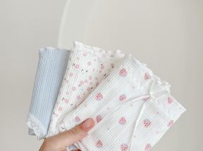 蒛一女士中腰内裤纯棉全棉裆抗菌透气初高中学生少女舒适三角裤缺_蒛一内裤_女士内衣/男士内衣/家居服