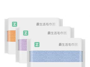 小米最生活毛巾纯棉家用柔软吸水洗脸新疆长绒棉男女抗菌密封面巾_最生活品牌企业店_居家布艺