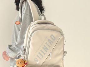 书包女ins大容量高中大学生电脑背包男初中生双肩包女2023新款潮_SJHSJH16黑牛奶潮酷包袋_箱包皮具/热销女包/男包