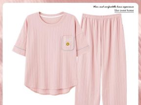 睡衣女夏季天纯棉薄款短袖短裤长裤休闲宽松睡裙可外穿家居服套装_猫人款家居服服饰店_女士内衣/男士内衣/家居服