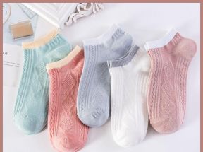 5双装 可爱短袜女浅口韩版低帮学生袜子春秋季薄款船袜学院风_七月花小铺_女士内衣/男士内衣/家居服