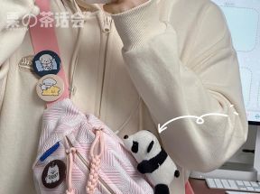 简约休闲ins风包包女 小清新森系斜挎包运动胸包小众学生百搭腰包_栗の茶话会Teaparty 每周五上新_箱包皮具/热销女包/男包