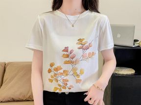 TT-2023年夏季新款真丝短袖T恤百搭印花潮流休闲时尚经典_ChaoBangBang潮帮帮CBB_女装/女士精品
