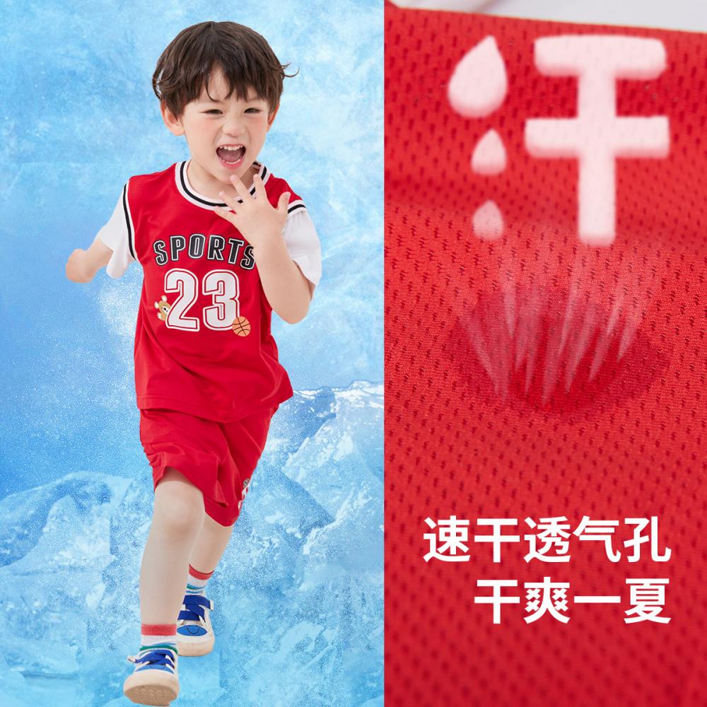 男童套装夏季女童运动服夏装宝宝短袖薄款小童童装儿童篮球服夏款_懿琪Baby婴童店_童装/婴儿装/亲子装