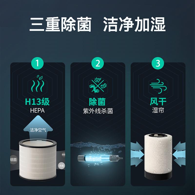 工厂发货老爸评测智能无雾空气加湿器净化卧室办公室客厅家用净化_老爸评测会员店_生活电器