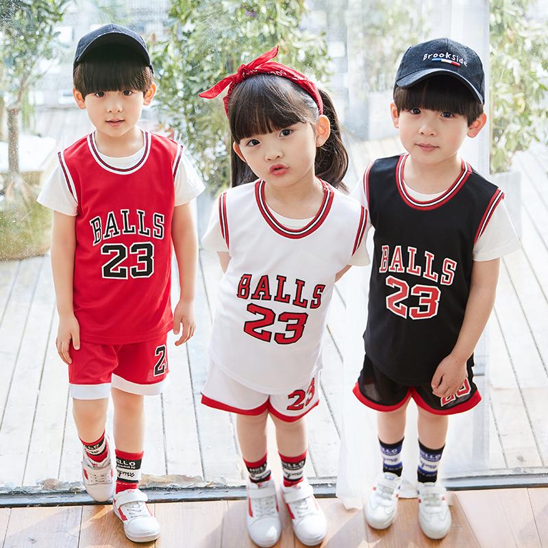 【有签到】儿童篮球服套装2件套 儿童篮球服套装男童女童宝宝蓝球衣定制小学生背心男孩女孩幼儿园_BABEGINS童装_运动/瑜伽/健身/球迷用品 运动_瑜伽_健身_球迷用品