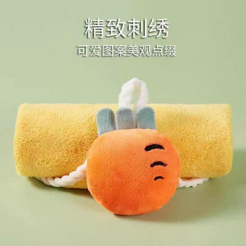 擦手巾厨房挂式小毛巾吸水不掉毛擦手布 擦手巾厨房挂式小毛巾卡通可爱吸水不掉毛擦手布家用加厚柔软手帕_灵树居家生活馆_居家日用 居家日用