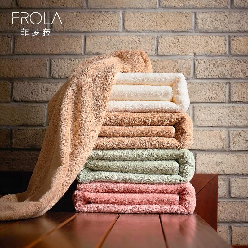 Frola/菲罗菈浴巾纯棉加大加厚家用 Frola/菲罗菈浴巾纯棉加大加厚家用可穿可裹强力速干吸水不掉毛情_菲罗菈家居_居家布艺 居家布艺