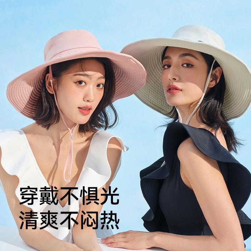 多色可选【伯希和】防紫外线大帽檐防晒帽 伯希和大帽檐防晒帽女春夏防紫外线遮阳显脸小折叠太阳帽渔夫帽子_伯希和官方店_服饰配件/皮带/帽子/围巾 服饰配件_皮带_帽子_围巾