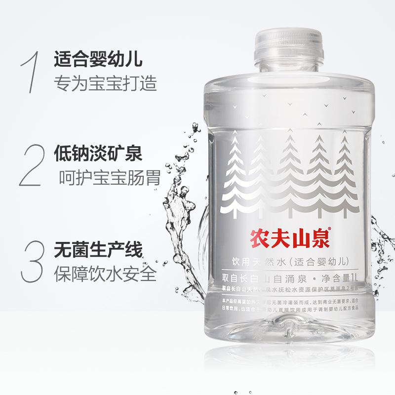 农夫山泉饮用天然水婴幼儿矿泉水1L*12瓶 农夫山泉饮用天然水（适合婴幼儿）1L*6瓶/12瓶大桶婴儿水宝宝水_淘水吧_咖啡/麦片/冲饮 咖啡_麦片_冲饮
