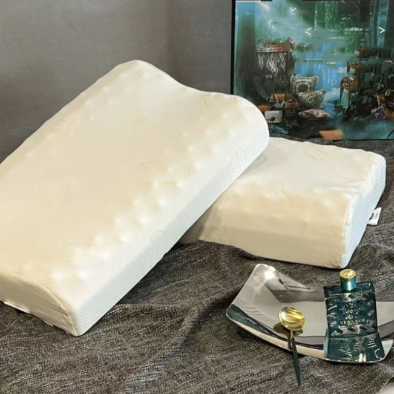 限时品牌清仓！猫肚皮助眠枕芯护颈椎枕头 618【品牌清仓因港澳客户违约】猫肚子枕头护颈椎助睡眠乳胶枕枕_品牌家纺厂家直销_床上用品 床上用品