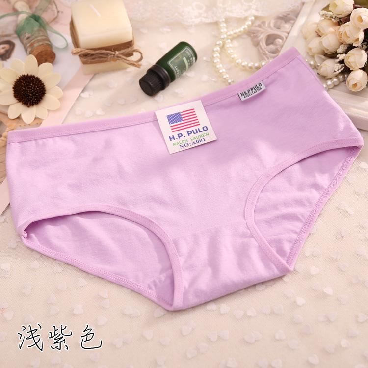 【5条装】内裤女纯棉质面料中低腰 【5条装】内裤女纯棉质面料大码中低腰学生少女三角裤头_七月花小铺_女士内衣/男士内衣/家居服 女士内衣_男士内衣_家居服