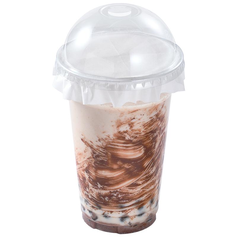 奶茶外卖防漏纸可蒸包子12cm*50张 唐雅奶茶防漏纸一次性咖啡防溢打包垫片饮料外卖饮品封杯封口纸膜_唐雅中高端奶茶餐饮供应商_餐饮具 餐饮具